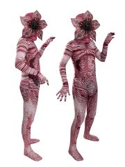 5万圣节跨境恐怖食人花cosplay服装怪奇物语魔王连体衣派对紧身衣 - Image 5