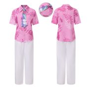 Nick COSPLAY Pink Fox Short Sleeve Shirt Children Adults Unisex European American Fantasy Stage Performance Costume - Image 2