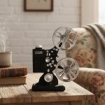 Retro Projector Model Customizable Decorative Ornament Creative Photography Prop Indoor Soft Decoration Resin Craft