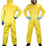 Breaking Bad Yellow Overall Adult Cosplay Costume for Stage Performance Halloween Party Suitable Unisex