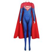 Adult Superhero Cosplay Costume Tight Suit With Cape Halloween One-Piece Suit European And Fantastic Style Stage Performance