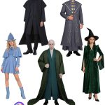 Halloween FDM Wizard Magic Robe Adult Stage Performance Costume Harry Potter Cosplay Outfit Cross-Border