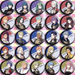 Flame Coat of Arms: Wind Snow Moon Custom Metal Medal Badge Anime Game Emblem Chest Patch Wall Poster Ornament
