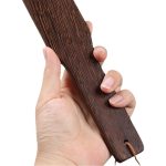 Redwood Chicken Wing Wooden Ruler Traditional Chinese Culture Gift Solid Wood Teaching Cudgel for Teachers Decorative Ornament