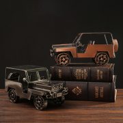Custom Metal Art Jeeps Vintage Car Decorations Luxury Home Entrance TV Cabinet Wine Cabinet Iron Art Metal Crafts - Image 2