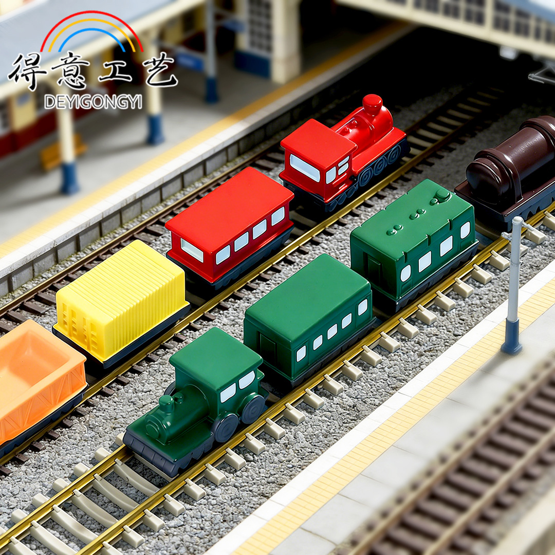 O1CN01qa7UQv26x1XDIAQB1_2216014177727-0-cib.jpg Customizable Cartoon Creative Retro Miniature Train Resin Craft DIY Desktop Decorative Ornaments Artistic Home Decor Accessories - Image 1