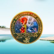 Madagascar Animal City Commemorative Coin Custom Metal Medal Badge Collectible Gift Colorful Gold Play Money - Image 3