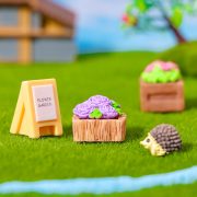 Customizable Decorative Resin Ornament Miniature Garden Landscape Home Desktop DIY Craft Flower Accents Customized Design - Image 4