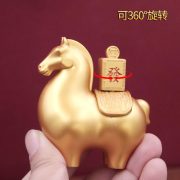Custom Metal Medal Badge Wealth Attraction Mahjong Rotating Tang Horse Lucky Charm Ideal Home Decor Business Gift - Image 3