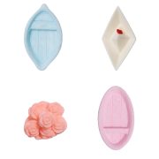 Creative Miniature Floating Flower Paper Boat Customizable Decorative Ornament Aquarium Decoration DIY Accessory Desktop Display - Image 5