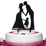 Wooden Cake Topper Creative Wedding Bouquet Home Decoration Photography Prop Party Cake Decoration Ornament American Vintage
