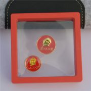 Red Magnetic Chairman Mao Badge 2.2cm Commemorative Round Chest Badge Collection Custom Metal Medal Badge - Image 5
