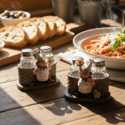 American Country Retro Creative Chef Spice Jar Customizable Decorative Ornament for Restaurant Bar Cafe Fashion Home Decoration