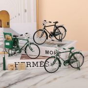 Vintage Retro Bicycle Model Tabletop Decoration Custom Metal Badge Iron Art Pedal Car Craftwork Handmade Collectible Item - Image 3