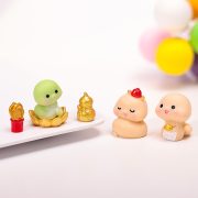微景观创意新年招财小动物萌粒盲袋 diy装饰品配件桌面迷你小摆件 - Image 3