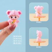 新品植绒站姿大象居家吉祥微景观可爱萌粒公仔桌面创意树脂小摆件 - Image 3