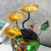 Desktop Fish Tank Water Flowing Fountain Ornament Attracting Wealth Home Living Room Office Decorative Craft Small Landscape - Image 4