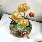 Indoor Desktop Mini Wealth Attracting Flowing Water Fountain Ornament Office Decorations Source Factory Feng Shui Pool Aquarium - Image 3