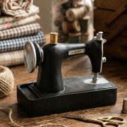 Retro Aged Craft Customizable Decorative Ornament Sewing Machine Bar Clothing Store Decorations Resin Artifacts - Image 3