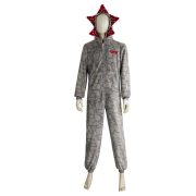 Stranger Things 5 Cosplay White Jumpsuit Sleepwear Adult Stage Performance Costume Burst Face Carnivorous Flower Outfit - Image 5