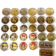 Lucky Sheep Year Commemorative Coin 2027 Zodiac Sheep Colorful Gold Metal Craftwork Ideal for Bank Insurance Promotions and Small Gifts - Image 5