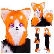 Halloween Cross-Border Bestselling Plush Animal Mascot Costume Headwear for Party Cosplay Props Customizable Unique Design - Image 5