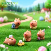 Creative Miniature DIY Easter Gifting Customizable Decorative Ornaments Capybara Water豚 Figurine Resin Craft Desktop Decoration - Image 4