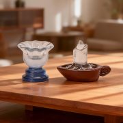 Customizable Retro Glow Oil Lamp Resin Desktop Decoration Vintage Coal Oil Lamp Model DIY Craft Ornament - Image 3