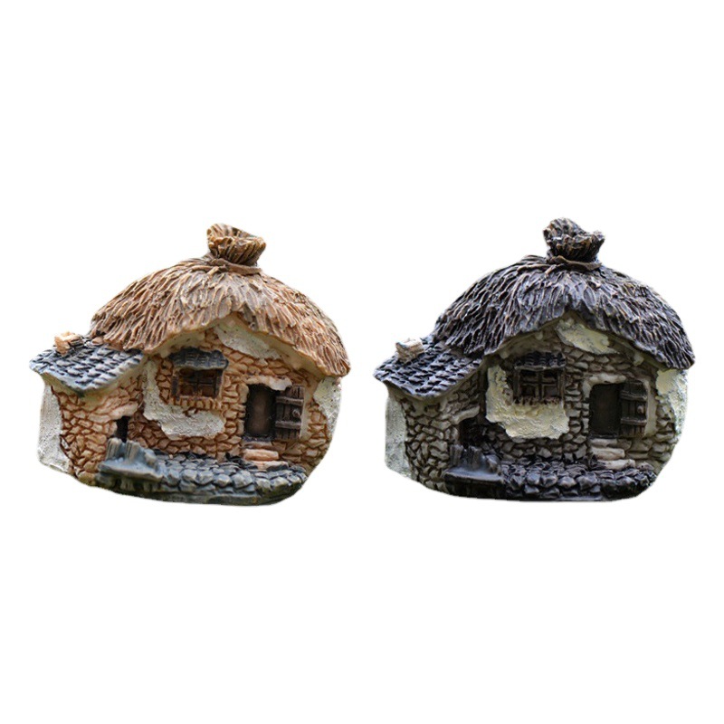 O1CN01sCsZeV1Bs2unyC6BZ_0-0-cib.jpg Zakka Love Sea Customizable Decorative Resin Ornament Miniature House Villa Stylish Home Decor Accessories - Image 1