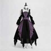 亚马逊哥特风女裙万圣节吸血鬼女巫cosplay舞台表演服跨境现货