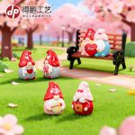 New Customizable Decorative Ornaments Couple Dwarf Easter Decoration Accessories Miniature Landscape Diy Resin Crafts Car Decor