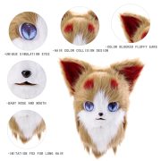 Custom Cat Furry Head Base Plush Mascot Costume Anime Style Cute Cat Head Cover Tailor-made Animal Suit for Parties - Image 5