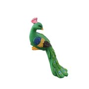 Customizable Decorative Resin Ornament Peacock Realistic Cartoon Miniature Landscape Figurine Creative Accessory - Image 6