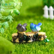 苔藓微景观生态瓶装摆件 仿真4色小鸟  DIY组装摆件树脂工艺摆件 - Image 4