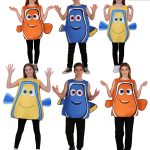 Adult Nemo Halloween Costume Sponge Composite Suit for Stage Performance Clown Fish Cosplay Wear for Adults Under the Sea Rally