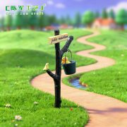 Customizable Decorative Ornaments Miniature Landscape Decoration ZAKKA General Goods Simulation Water Bucket Direction Sign - Image 5