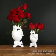 Customizable Decorative Ornament Heart-Shaped Vase American Style Home Desktop Decoration Resin Craft Octopus Design - Image 3