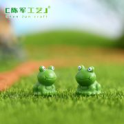 Customizable Decorative Resin Ornament Miniature Landscape Figurine Blue-Eyed Frog DIY Material Wholesale - Image 3