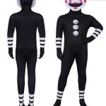 Adult Stage Performance Costume Toy Bear Night Gory Masked Man Halloween Horror Role-playing Outfit for Party and Stage