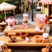 New Original Cartoon Cat Bear Animal Resin Toy Food Play Miniature Scene Craft Resin Decoration Customizable Ornament - Image 3