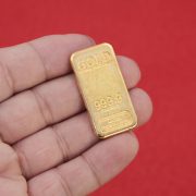 精品沙金仿金条优质手工实心金砖镇尺家居寓意摆件仿真道具小金条 - Image 3