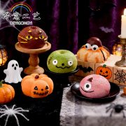 Halloween Customizable Decorative Resin Ornament Spider Pumpkin Dessert Bread Simulation Food Toy for DIY Decoration Accessories - Image 4