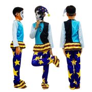 Halloween Children's All-in-One Suit Sun Clown Moon Clown Performance Costume Adult Stage Performance Costume - Image 5