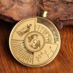 Custom Metal Keychain Millennium Calendar Personalized Pendant Lock Engraving Advertising Gift Decoration Metal Crafts