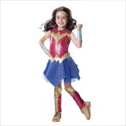 Wonder Woman Children's Cosplay Costume Halloween Performance Outfit Adult Stage Costume Girls' Party Dress - Image 5