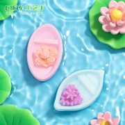 Creative Miniature Floating Flower Paper Boat Customizable Decorative Ornament Aquarium Decoration DIY Accessory Desktop Display - Image 4
