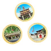 Ningbo Commemorative Coin Ice City Landmark Metal Commemorative Badge City Souvenir Fridge Magnet Travel Keepsake Creative Gift - Image 6