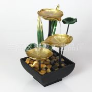 Home Decor Office TV Shopping Iron Art Flowing Water Fountain Ornament Cross-Border Feng Shui Decoration Item