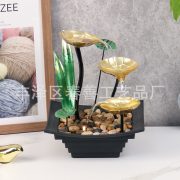 Home Decor Cross-Border Office Living Room Entrance Front Desk Opening Gift Ornament Flowing Water Fountain - Image 5