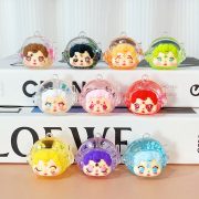 Flowing Water Fountain Ornament Keychain Accessory Cartoon DIY Hanging Decoration Astronaut Design Second Generation SP Model